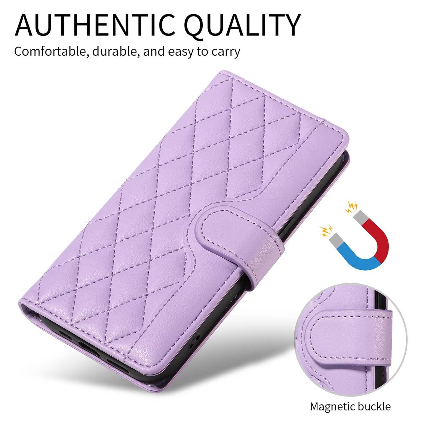 ILING Cover per Realme C71/Realme C73/Realme P3 Lite 4G, Custodia a Premium Pelle PU Portafoglio Caso, Ultra Sottile Antiurto Flip Cover con Slot per Scheda/Supporto/RFID Blocking (Nero