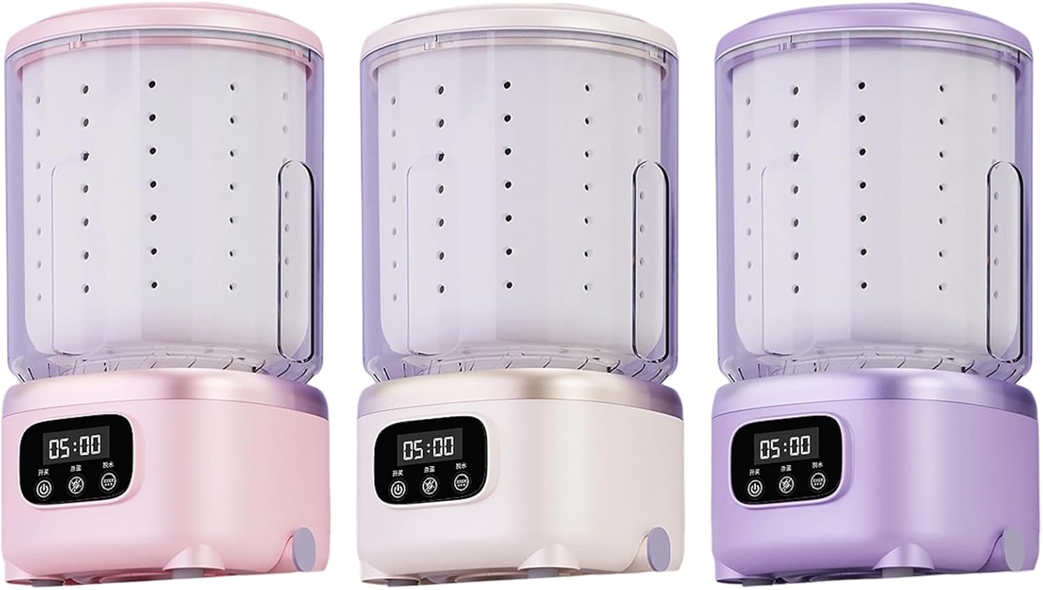 Space Saving Automatic Washer Dryer 2L Transportable Plan Reverse Throbber Technology Efficient 86% Drying Rate ABS Substance Automatic Wash Dry Combination Washer