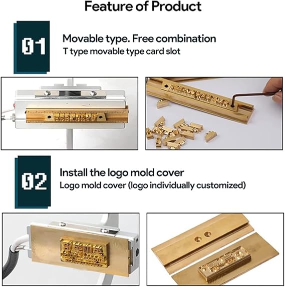 Desktop Hot Foil Stamping Machine,Digital Embossing Machine,Portable Embossed Printer,for PVC/Leather/PU/Paper