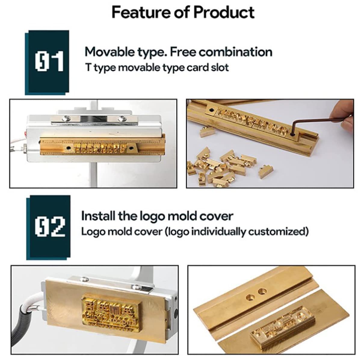 Stampatrice digitale a caldo per goffratura pelle, legno ed etichette - Strumento multifunzione per artigianato e personalizzazione