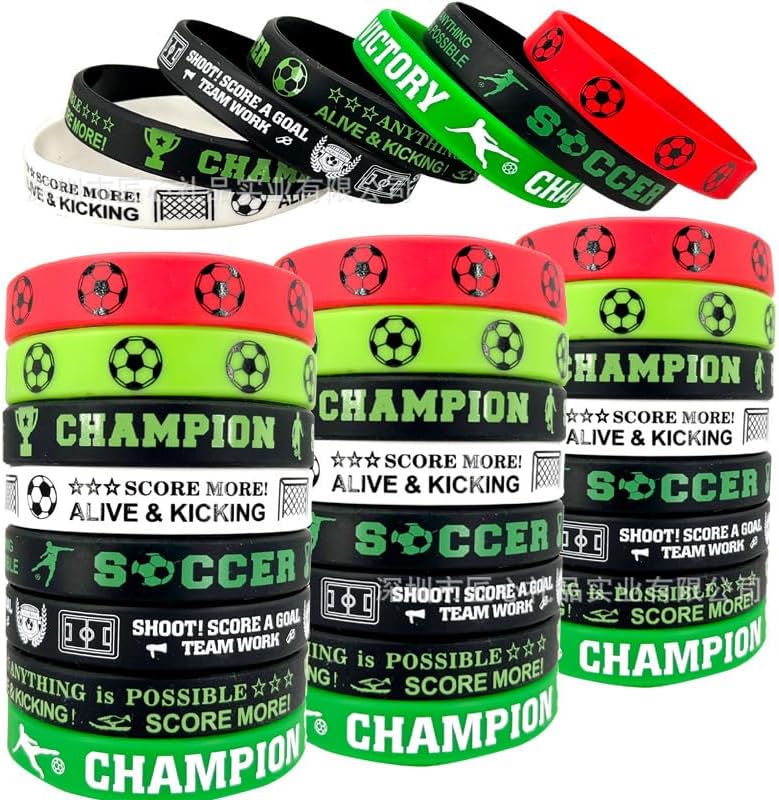 Football Silicone Wristband, Sports Wristband, Football World Cup Wristband