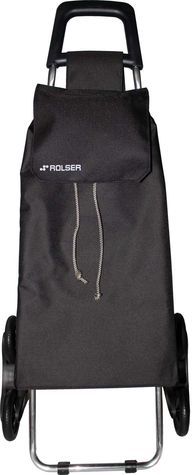 Rolser Treppensteiger RD6 / SAQUET Nylon, SAQ006, 47,5 x 39,5 x 107 cm, 43 Liter, 50 kg Tragkraft, schwarz