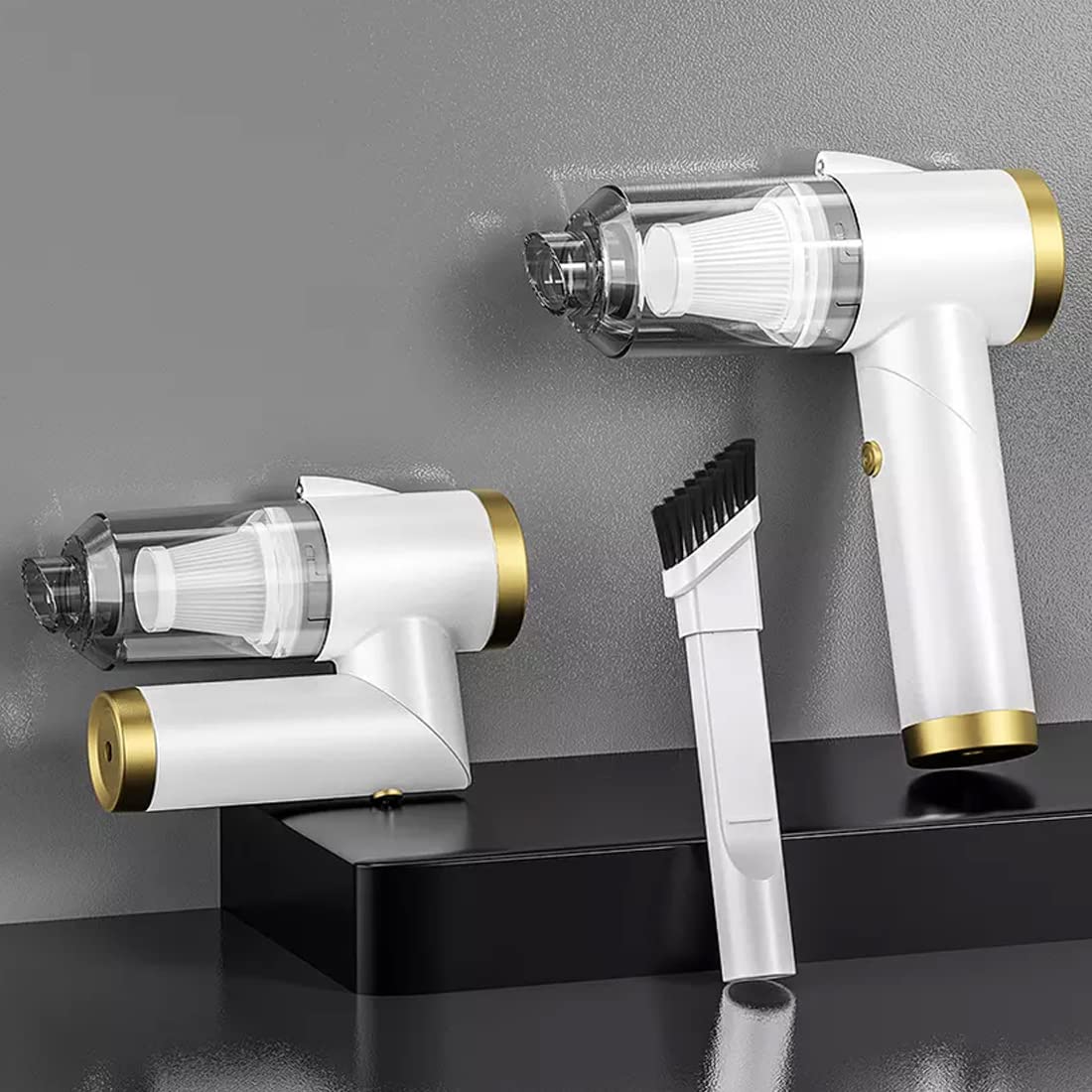 MileStore Cordless Vacuum Cleaner for Home and Car Portable Handheld Vacuum Cleaner, Strong Suction Power, Wet and Dry Use Suitable for House, Car, Office, Sofa Rechargeable Vacuum Cleaner (Random Color)