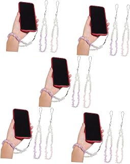 UKCOCO 10 Peças Amuletos De Telefone De Corrente Cordão De Telefone Amuletos Pulseira De Telefone Alças De Charme De Telefone Contas De Charme De Telefone De Cristal Cordão De Telefone