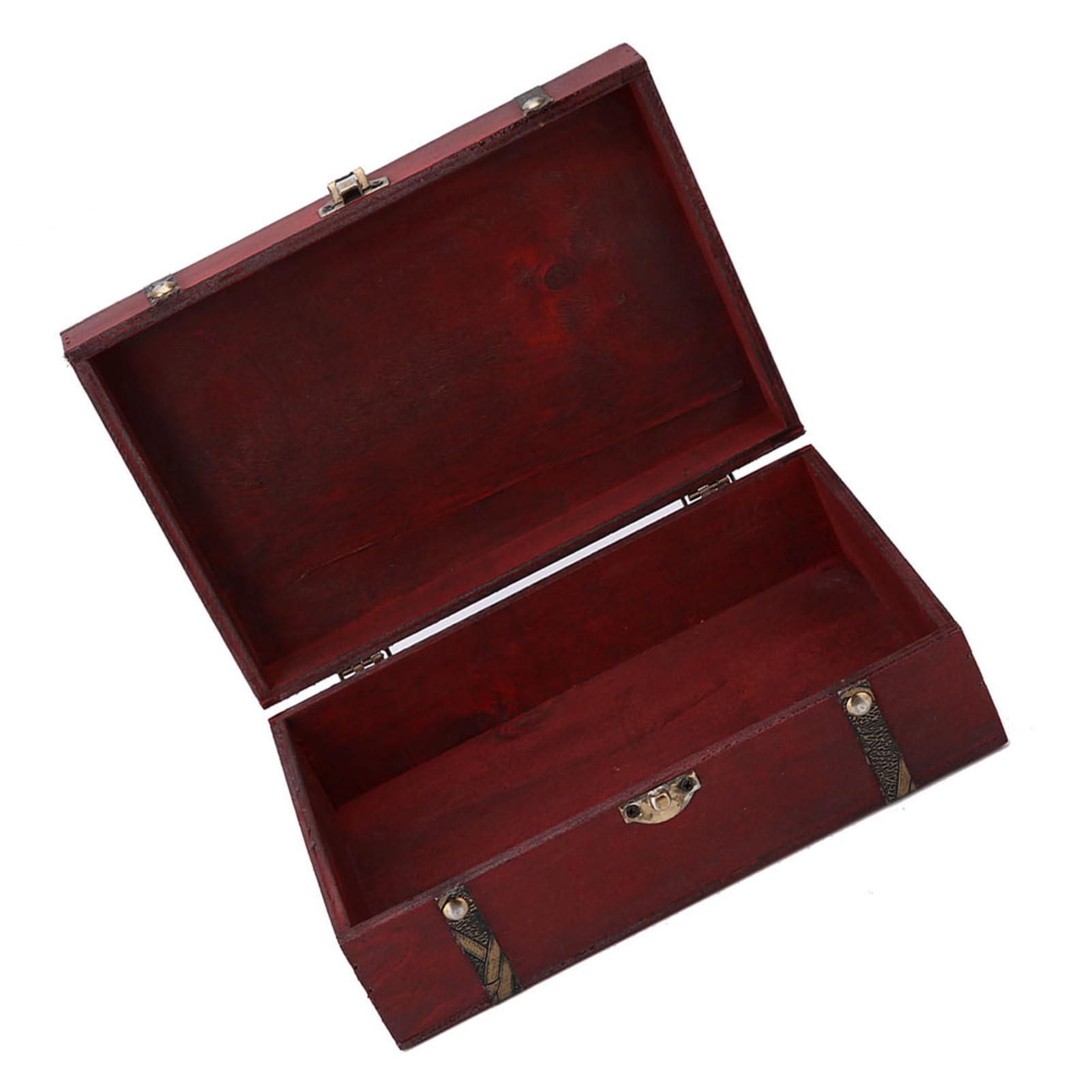 Vintage drewniane pudełko do przechowywania biżuterii wykwintne Retro organizer etui na prezent do sypialni salonu