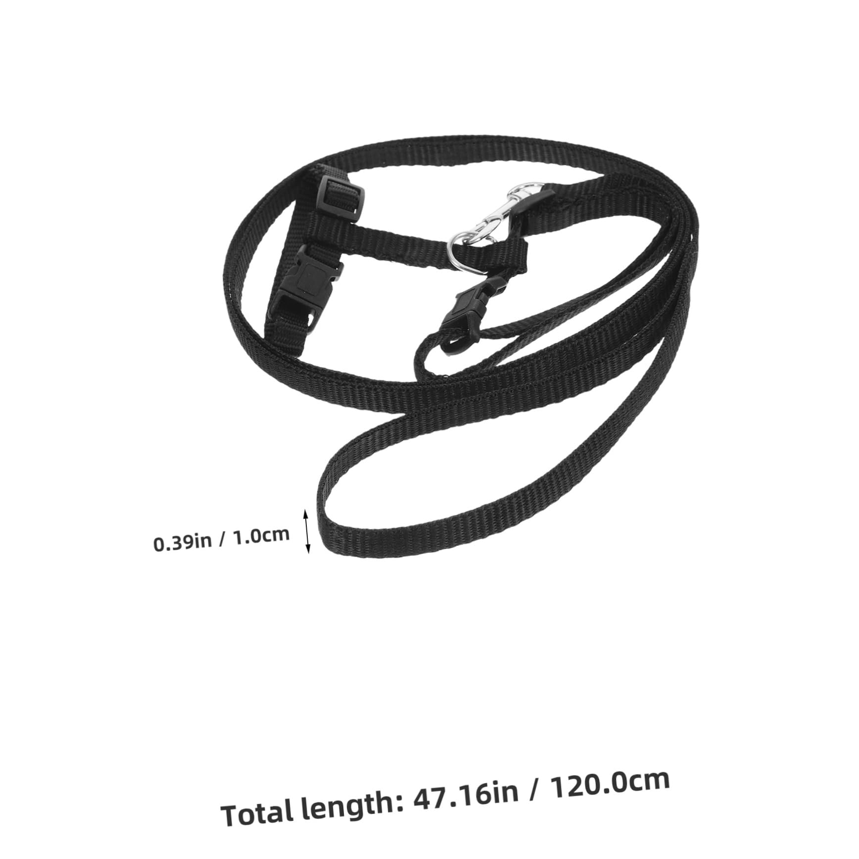 SUPVOX Ergonomic Cat Harness Leash Adjustable Nylon for Small to Large Cats Safe Walks 2 Pack Pet Leashes