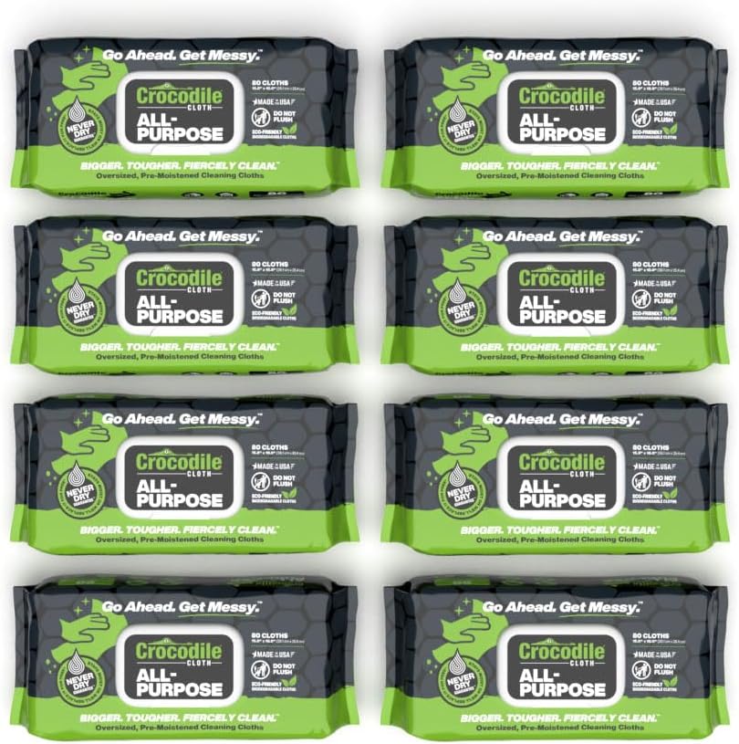 Crocodile Cloth Industrial Hand & Tool Cleaning Wipes