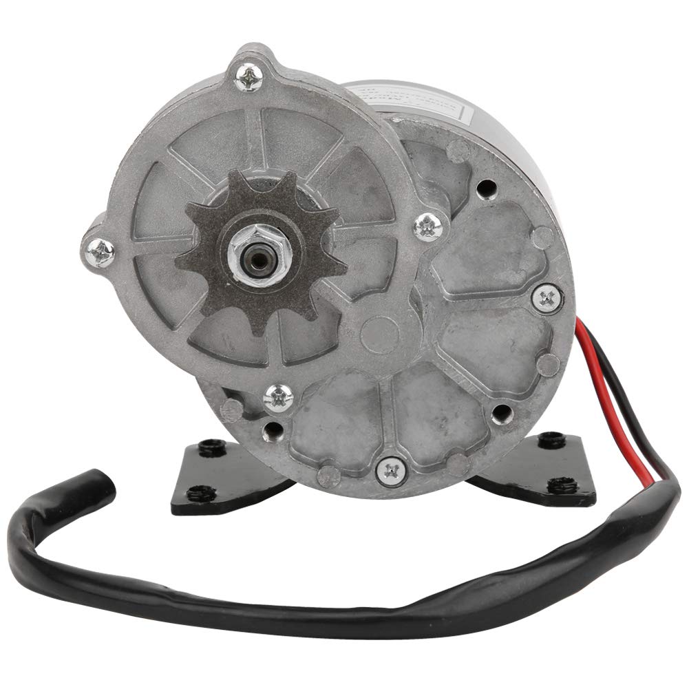 Annadue Motoreduktor, Silnik z przekładnią szczotkową, Metalowy Silnik z przekładnią do Skutera Elektrycznego, Maszyny Rolnicze, Sprzęt Rozrywkowy (12V250W)