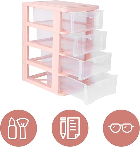 Miniatura 3 de UPKOCH Organizador de cajones de plástico, 1 unidad, organizador de congelador, cajones de almacenamiento, gabinete de almacenamiento de escritorio,