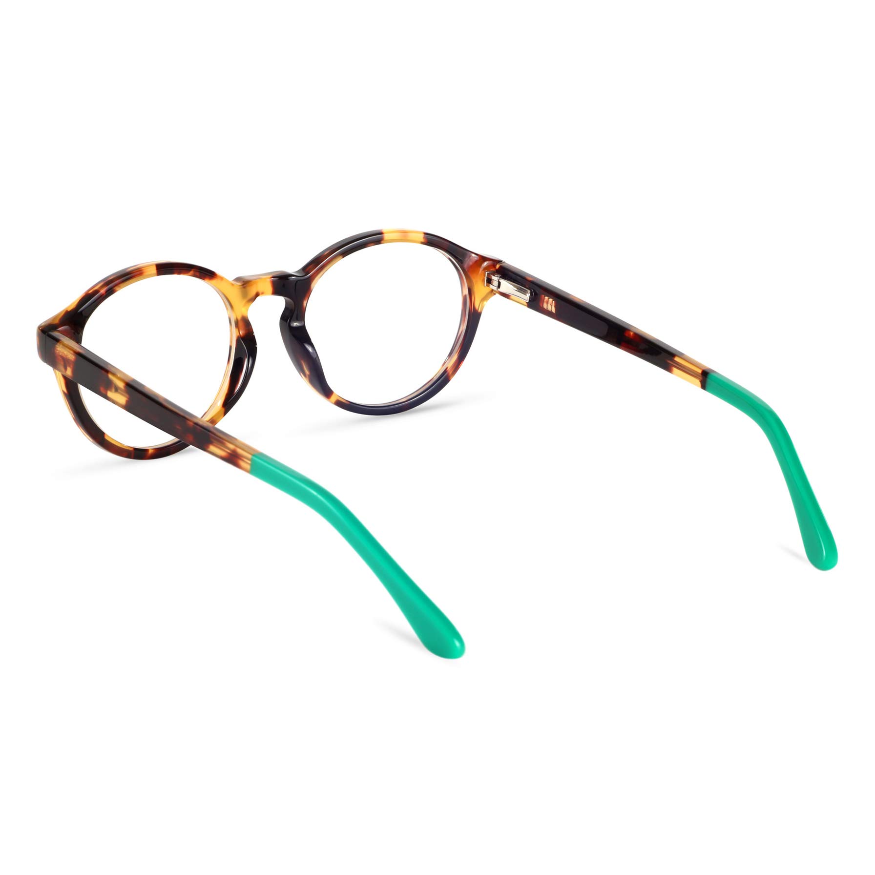 Gafas infantiles con protección contra la luz azul, sin graduación, protección UV400, unisex, para niños y niñas, lentes intercambiables, material robusto, modelo Tiger