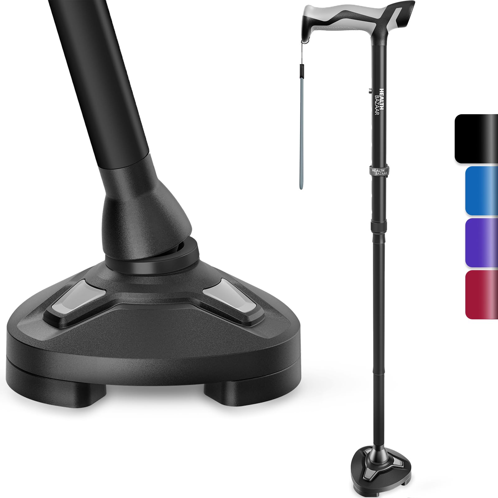healthbazaar Trigrip Pivot Cane