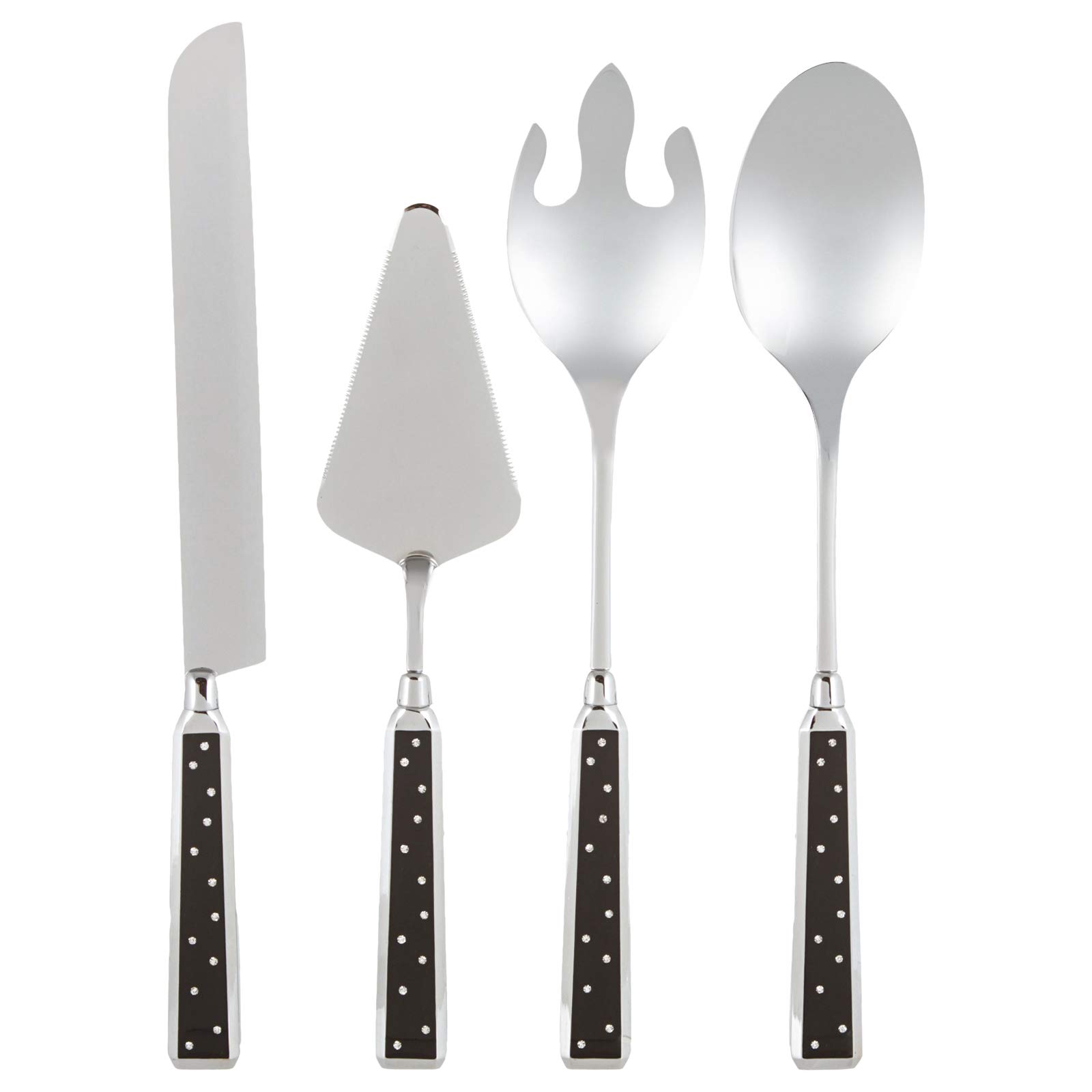 RegentH2511020 Brilliant 4 Pieces Server Set - Multi Color