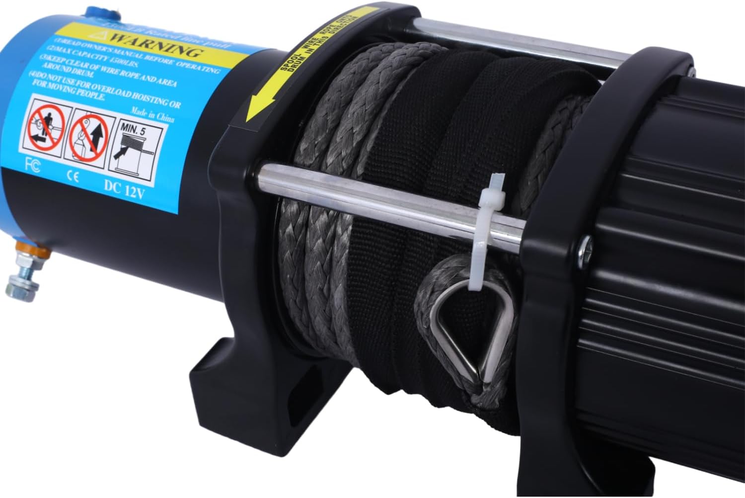 4500 lb Electric Winch for ATV/UTV - 12V High-Capacity Towing with Wireless Remote