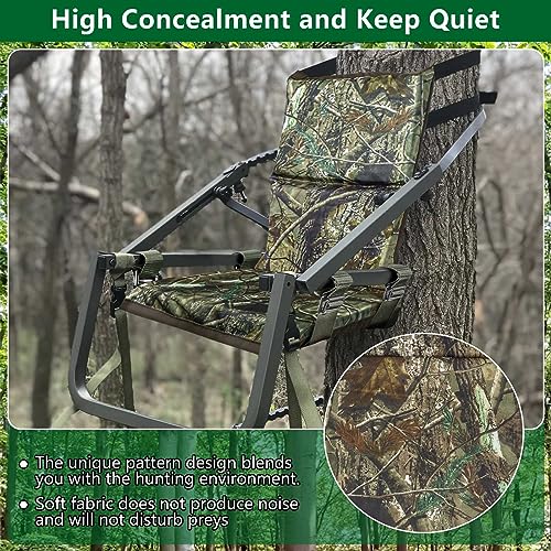 Uqm Tree Stand Seat Replacement, Adjustable Treestand Seats For Hunting, Comfortable Hunting Tree Seat Fits Climber Deer Tree Stands thumb #2