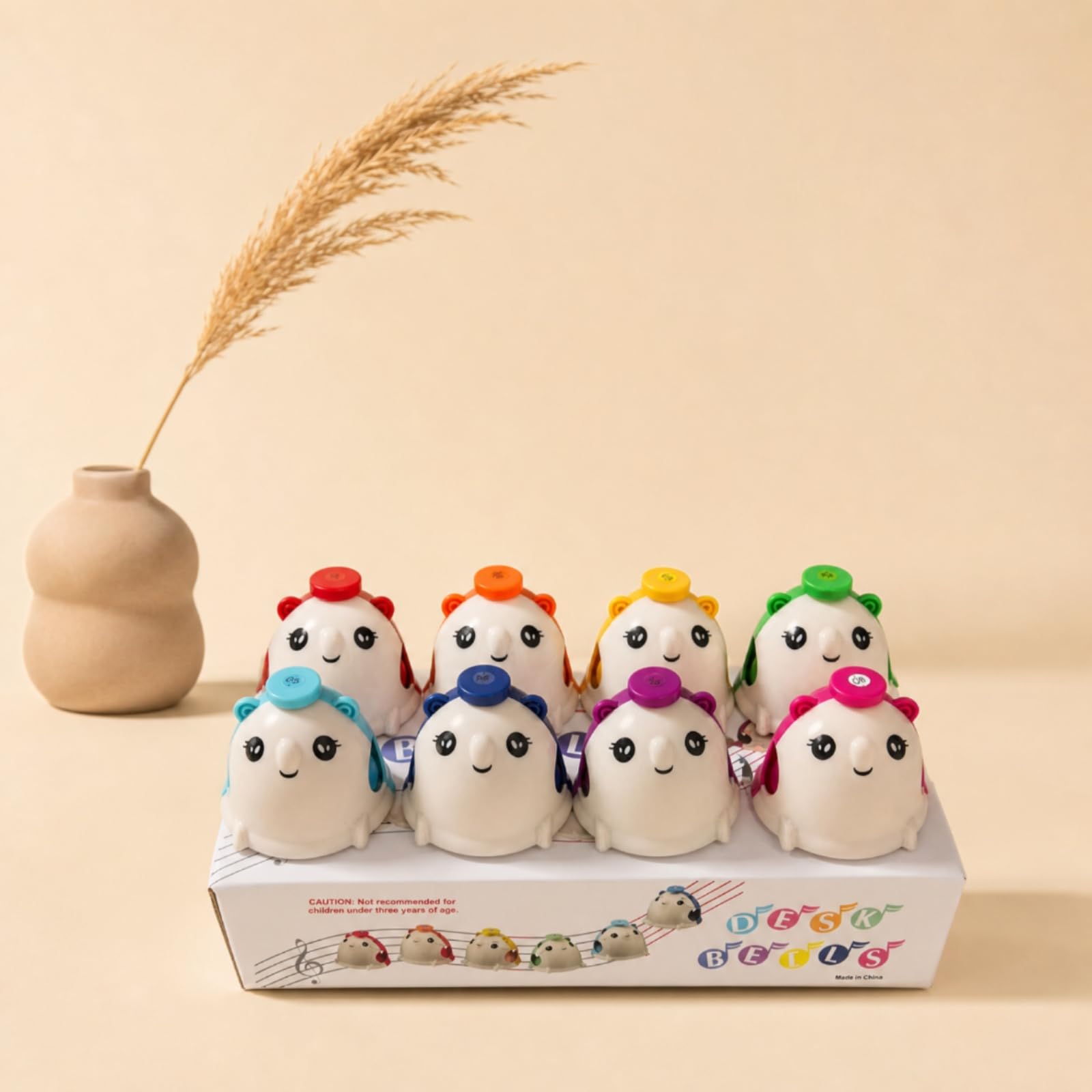 Baoblaze 8 Pezzi Campanella a Forma di | Per Bambini, Facili da Suonare, Campanella a Percussione, Scuola prescolare