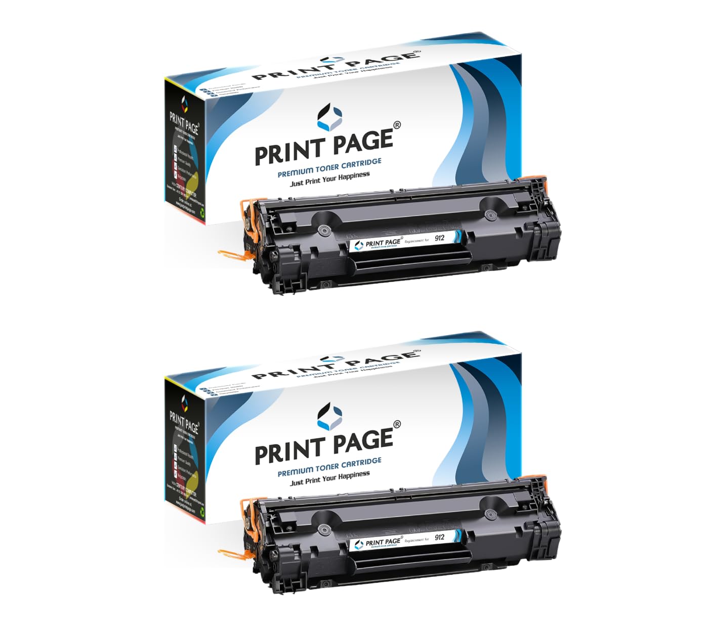 912 Toner Cartridge Compatible for Printers LBP 3010, 3100, 6000, 6018 (Set of 2)