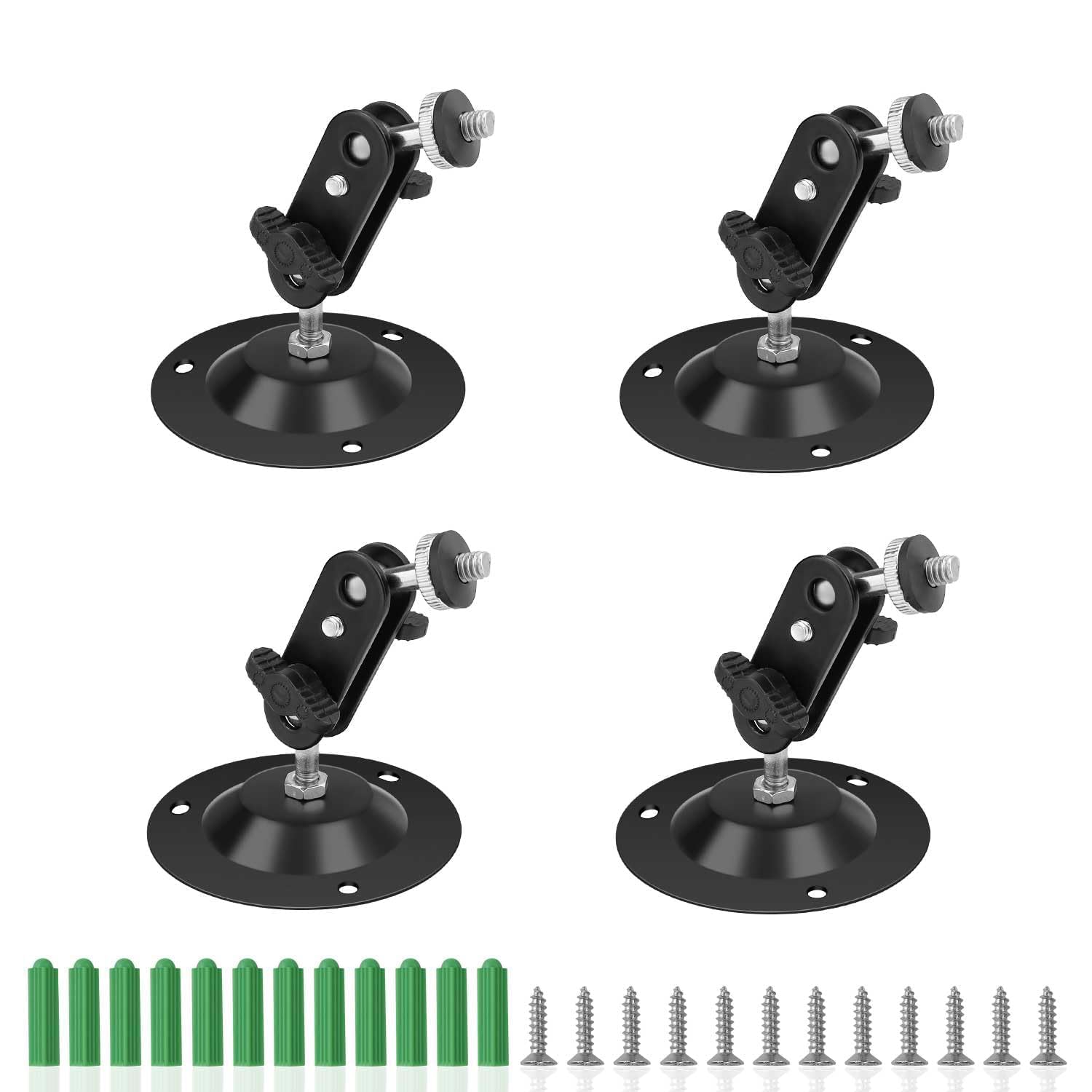 0XBIT 4 Piece Camera Mount Bracket, 360 Degree Adjustable