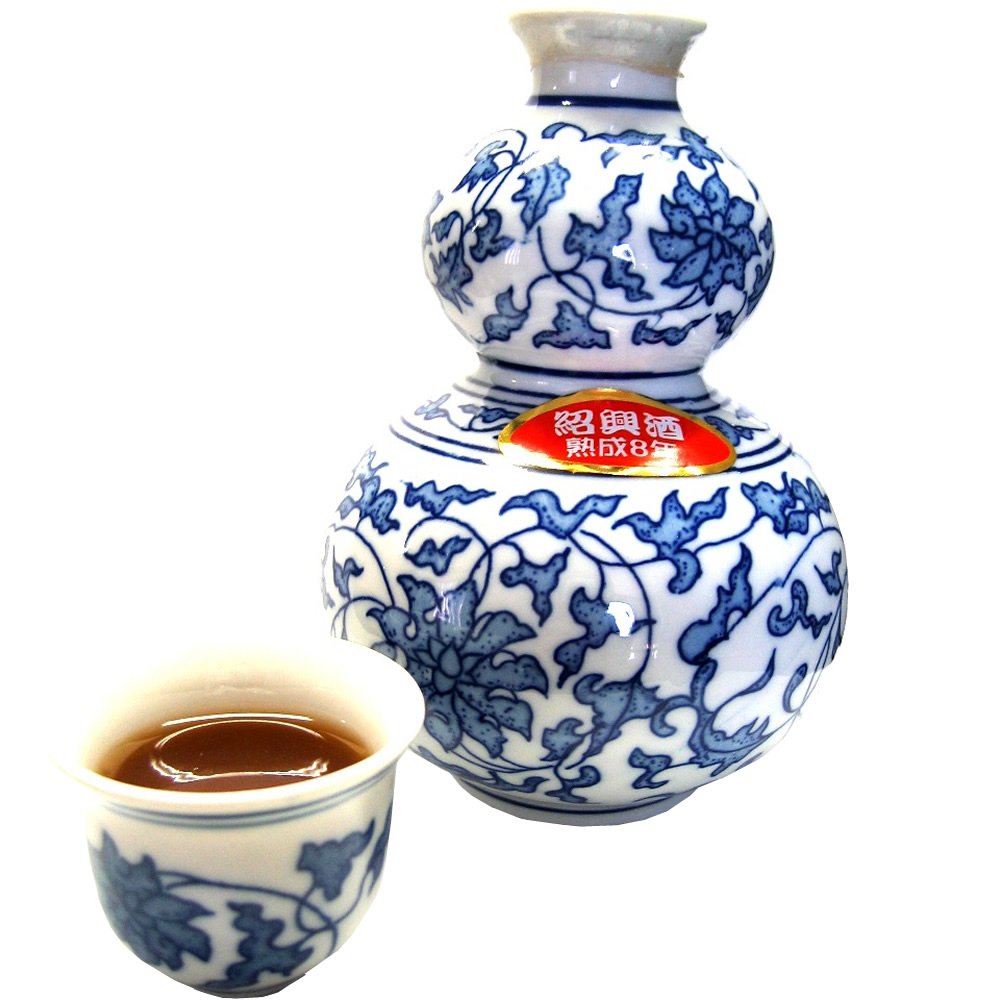 Amazon.co.jp: 興南貿易 紹興老酒 8年景徳鎮壷入り [ 紹興酒 250ml