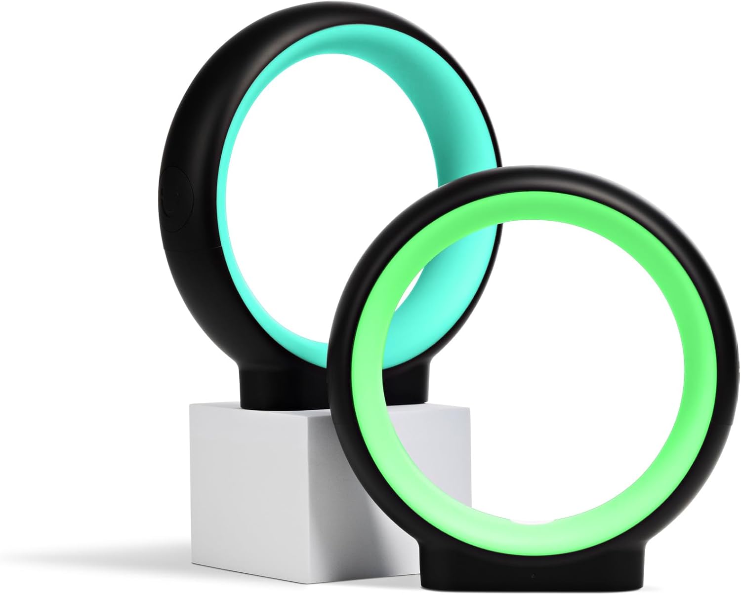 LuvLink Infinity Lamp v2 Award Winning Friendship Lamp - Simple Bluetooth Setup (Single, Black)