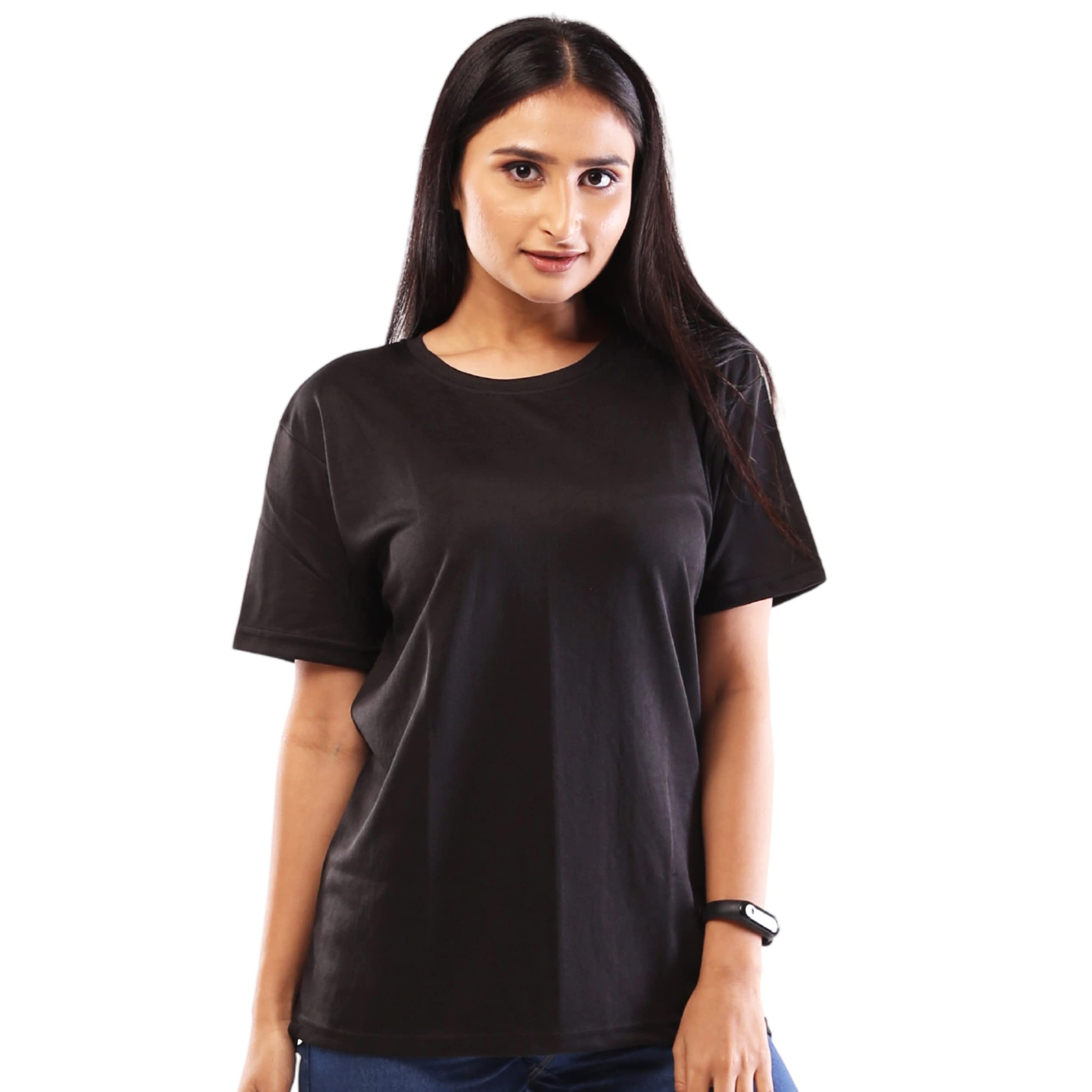 Lappen FashionWomen’s Polyester Dry-Fit Western T-shirt | Regular Slim Fit Plain Solid Ultra Soft Tshirts | Sports, Gym, Running Tshirts | Workout Tees for Women