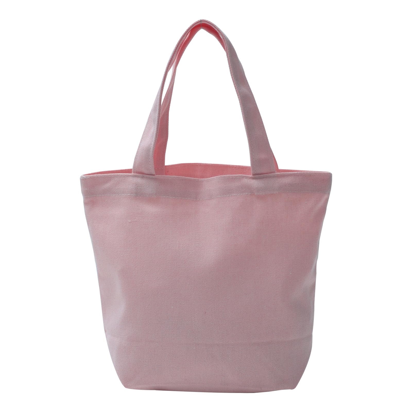 PATIKIL Canvas Tote Bag for Women Small Canvas Bag with Handles Bulk Cotton Sturdy Reusable Mini Lunch Tote Bag Washable DIY for Personalized Crafts Vinyl Dye Gifts Lunch Bento