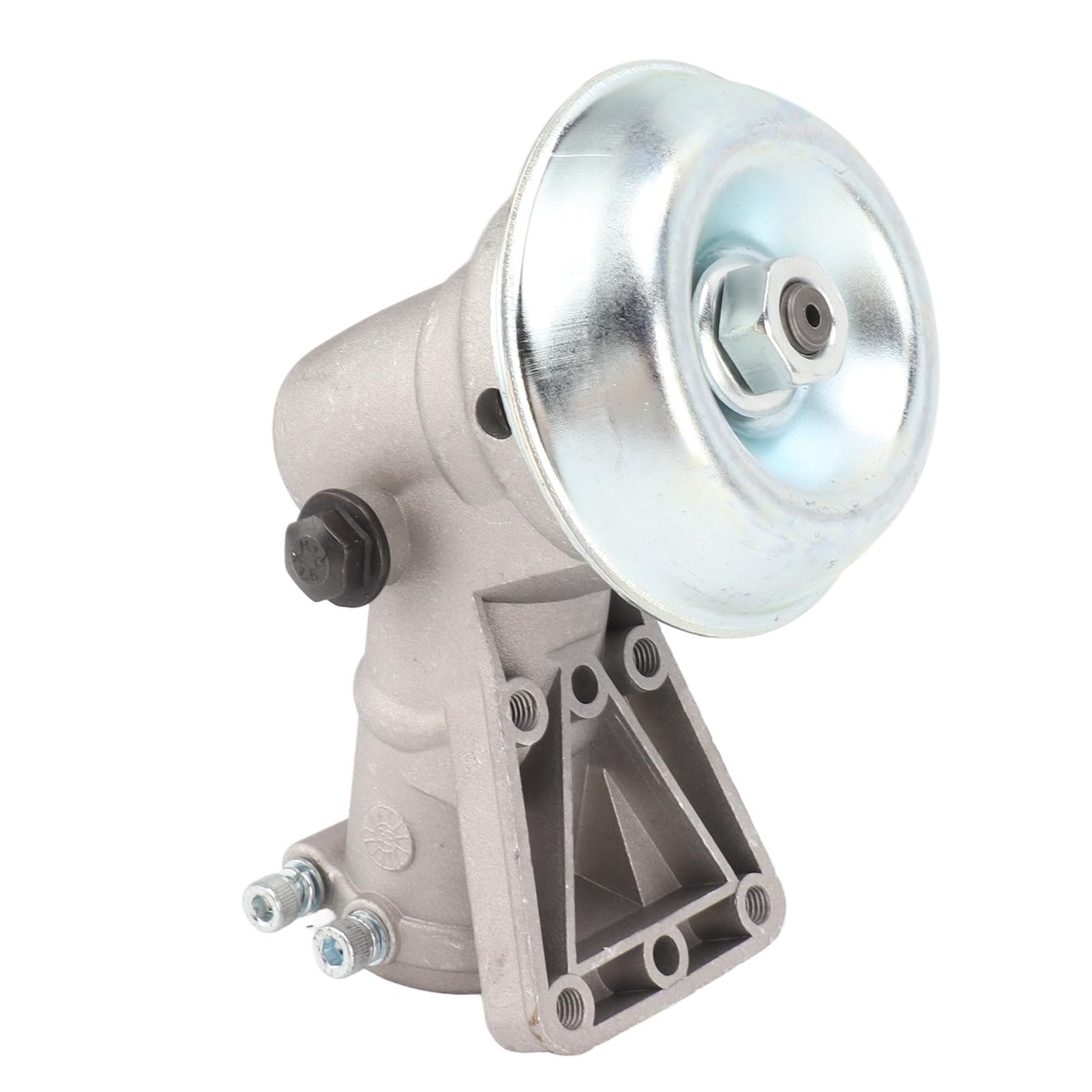 Cabezal de Caja de Cambios para Desbrozadora, 10 Dientes, 28 mm Apertura, Compatible con Oleo EM753 746T 750T 753T 755 Master 61112072R, Aluminio y Acero Inoxidable