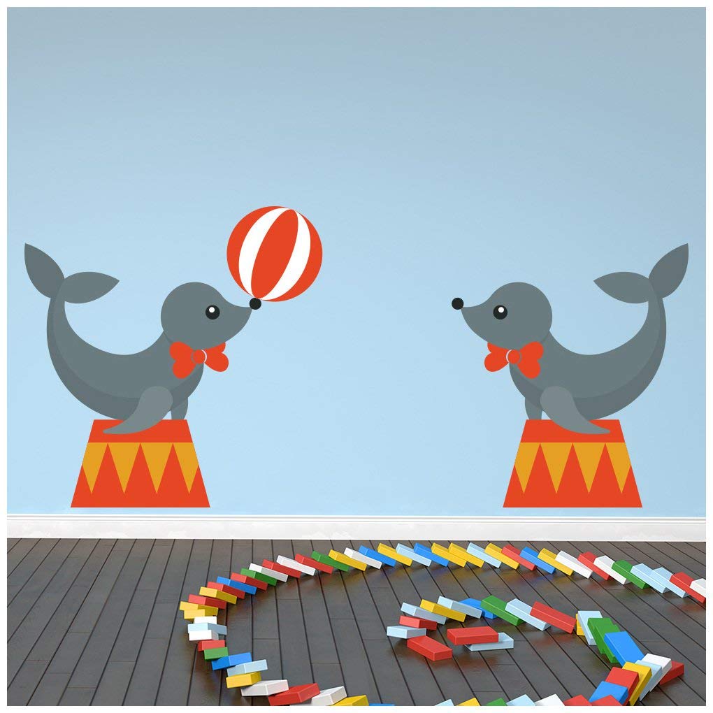 azutura Circus Seals Wall Sticker available in 8 Sizes Digital