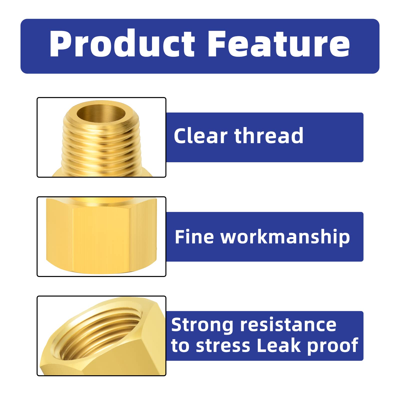 Raccordo 1 Pollice BFG Nipplo Di Riduzione In Ottone 1/2" BSP (21mm) Maschio X 1/4" BSP Niples 1/2 - Foto 10