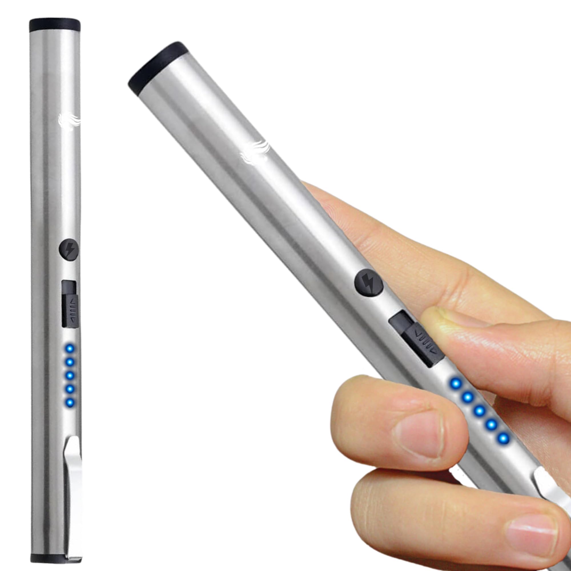 Odds Shifter Pen Stun Gun for Women Self Defense: Featuring 1.6 uC Stun Pen, USB-C Charging, Battery Indicator, Metal Clip - Stun Gun Pen for Self Defense