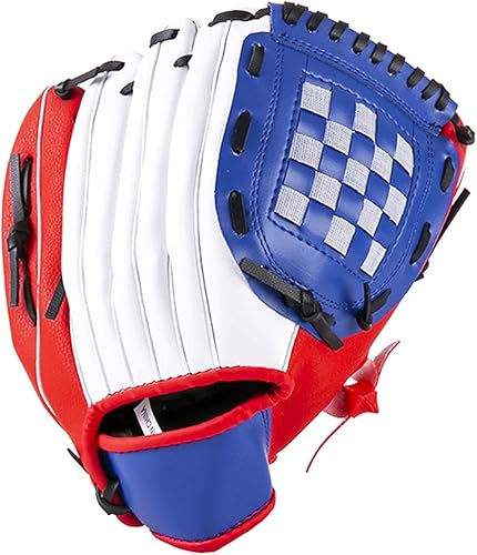 Guante de béisbol, guante de lanzamiento de campo, béisbol deportivo, piel sintética, guantes para mano izquierda, varios tamaños + colores, apto