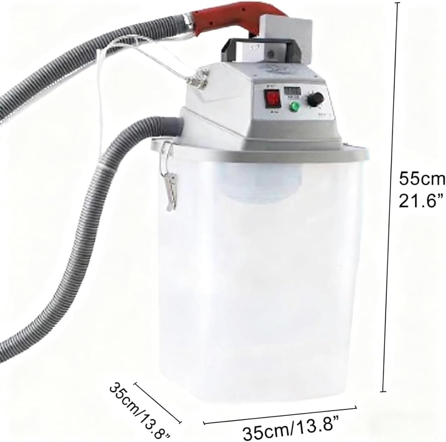Máquina cortadora de hilos automática, 28000 rpm, velocidad ajustable, cortador de hilo eléctrico con cubo de 30 L, diseño sin escobillas para coser