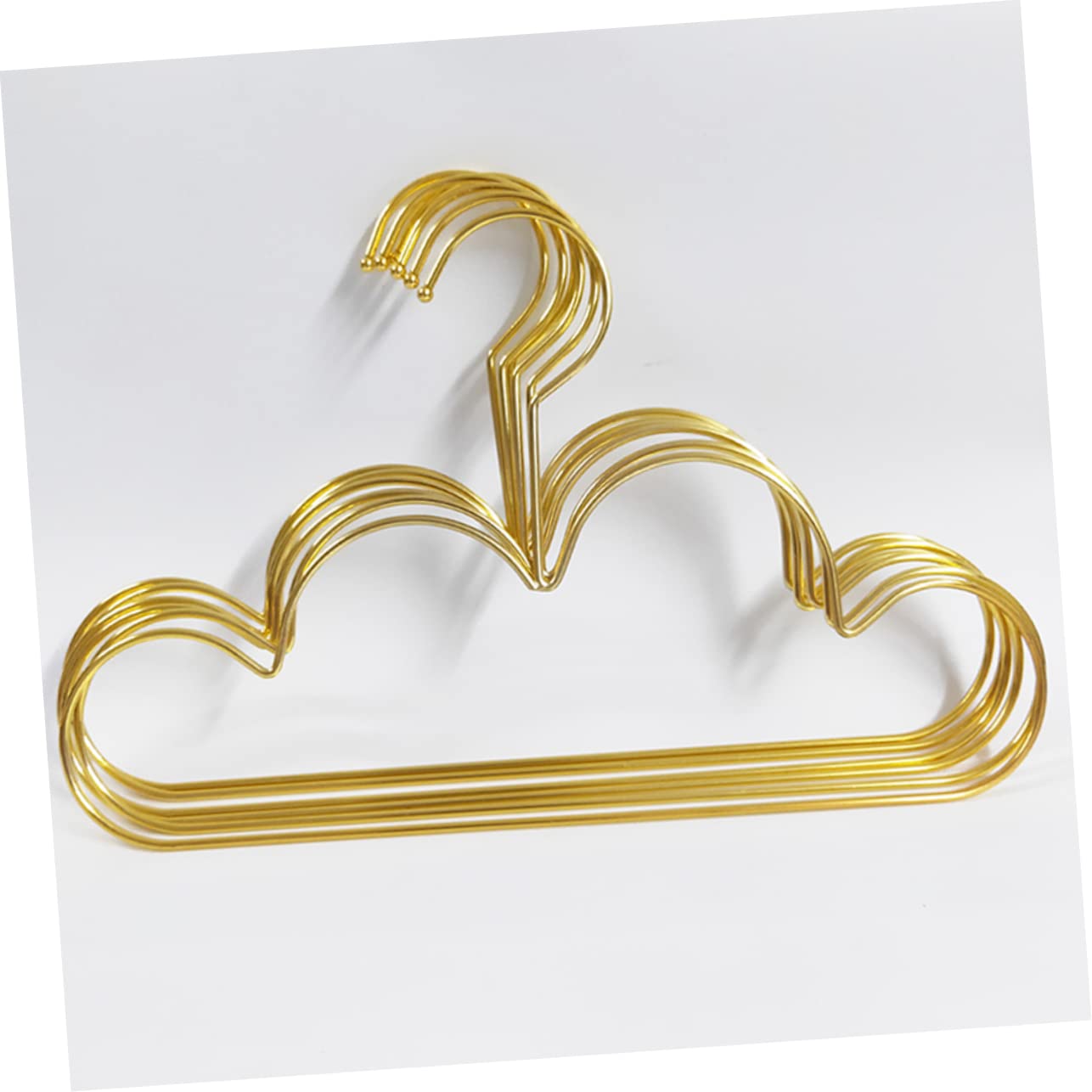 MAGICLULU 10 Sets Kleiderbügel Aus Metall Für Kinder in Wolkenform Kleiderbügel Ohne Für Wäsche 5 Stück * 10