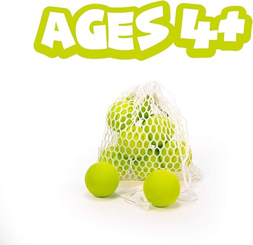 Miniatura 6 de Hog Wild Bolas de recambio para reventar, incluye 12 bolas de espuma de repuesto, compatibles con juguetes para apretar y lanzador de espuma atómica