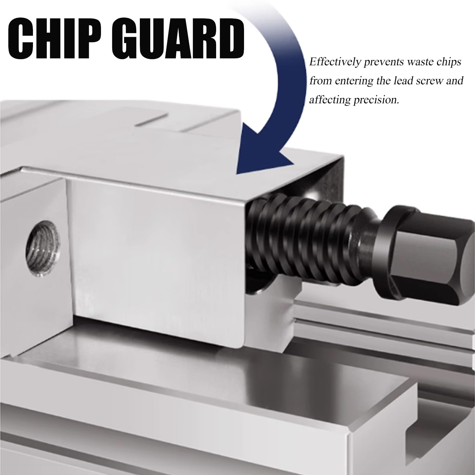 Tornillo De Banco De Mandíbula Plana,Tornillo De Banco De Precisión De 0,005 Mm,Con Mandíbulas Duraderas Y Protector De Virutas,Adecuado For Proyectos De Carpintería Y Metalurgia(6inch)