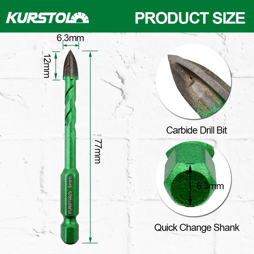 KURSTOL Masonry Drill Bits Set - Image 2