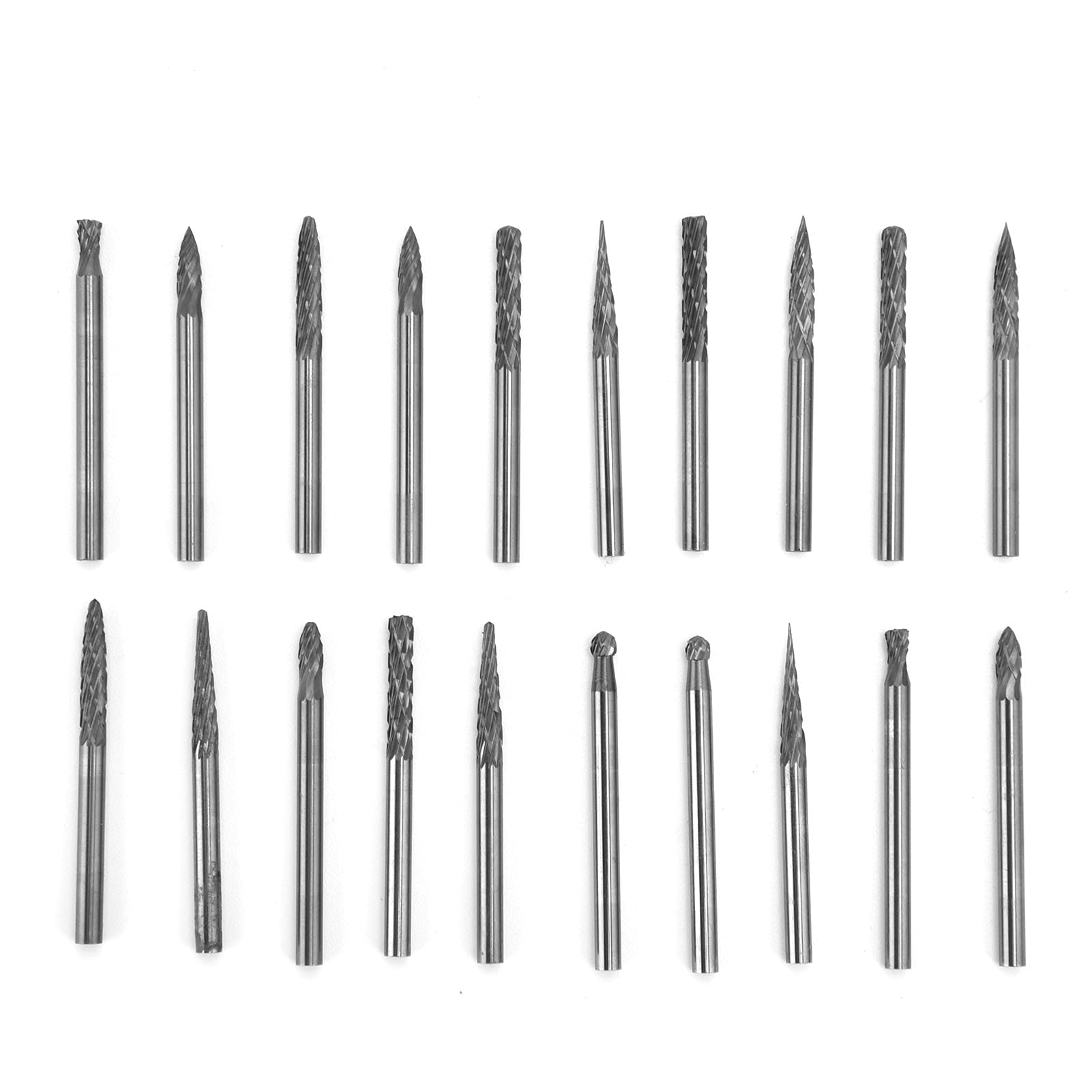 Respicefinem Carving Burr Bits With Double Slot Design For Mould Processing Manufacturing High Hardness And Toughness Not Easily Blocked