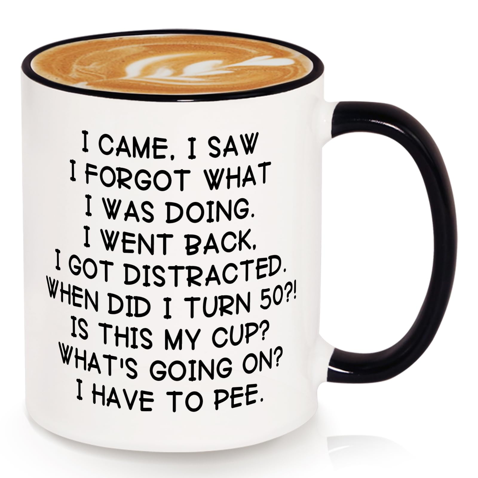 SteadStyle Funny 50th Birthday Gifts for Women Men Mug 11oz, Gag 50th Birthday Decoration Gift Idea for Her Him Mum Dad Sister Best Friends, 1976 Bday Present for 60 Year Old Coffee Cup