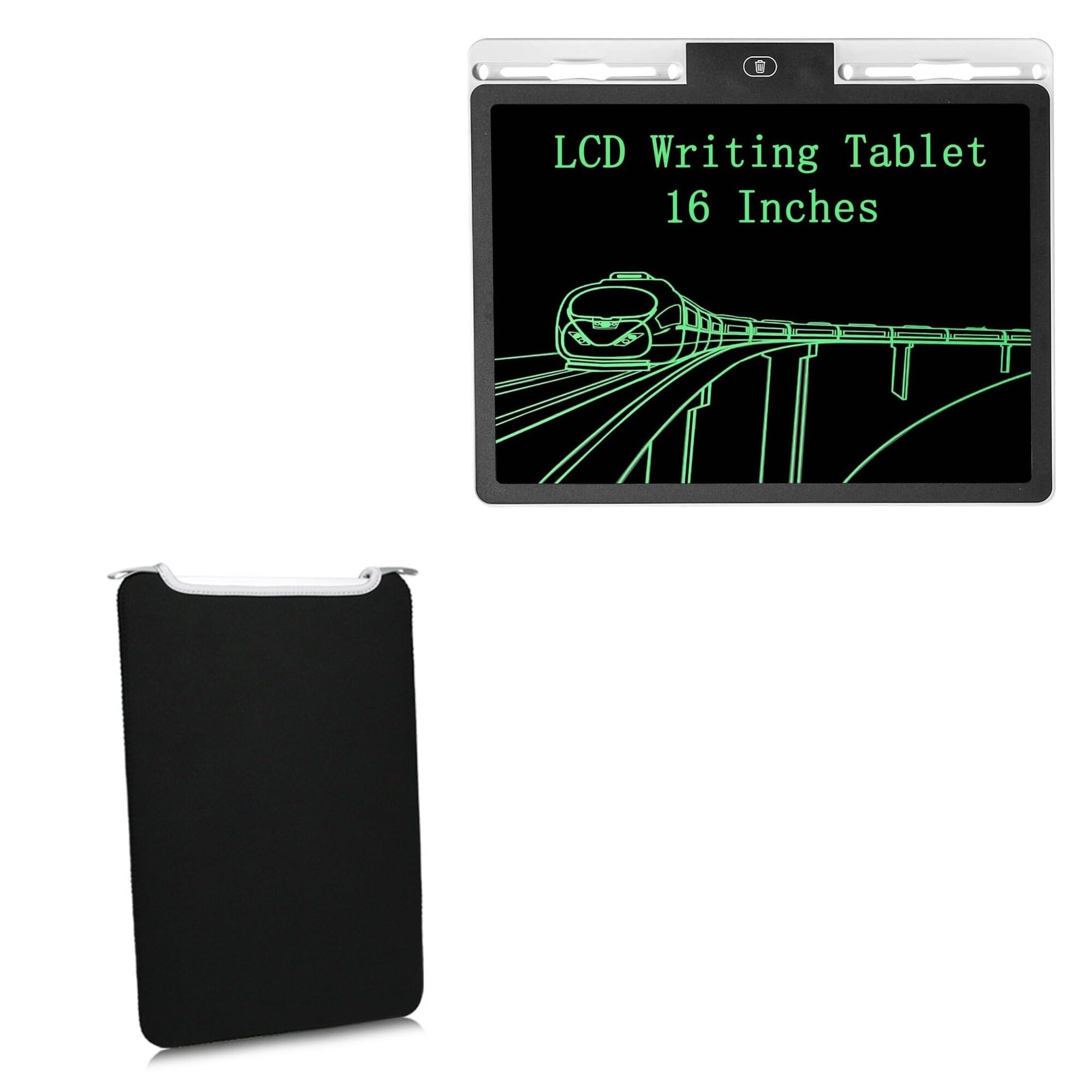 BoxWave Case Compatible with WEIDUOYI XS-Q16 (16 in) - SlipSuit, Soft Slim Neoprene Pouch Protective Case Cover - Jet Black