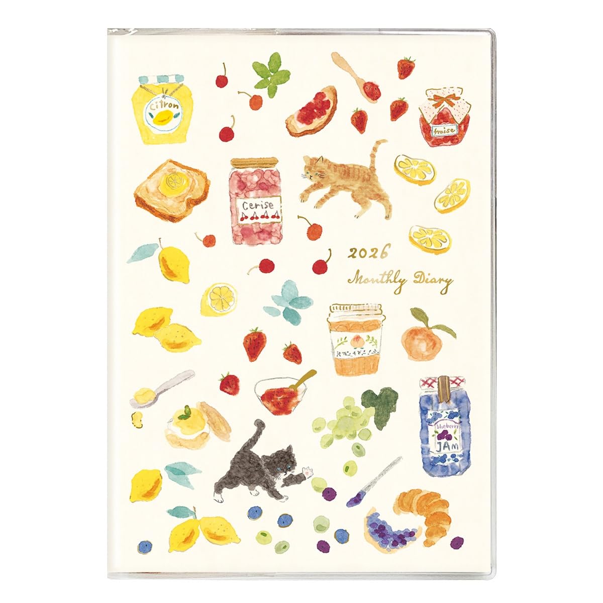 Amazon.co.jp: 2026年手帳 A6 マンスリーダイアリー/いわぶちさちこ