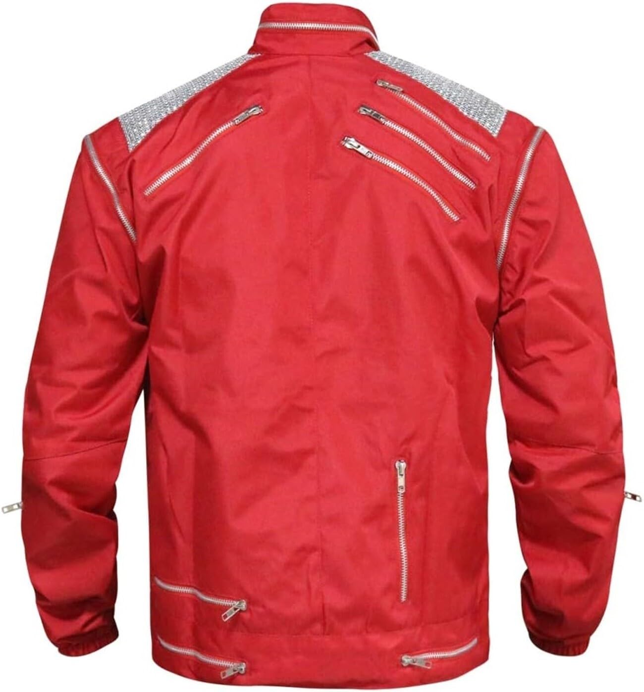 Costume da uomo MJ Beat it Cordura Jacket Thrilled Concert Cosplay Halloween