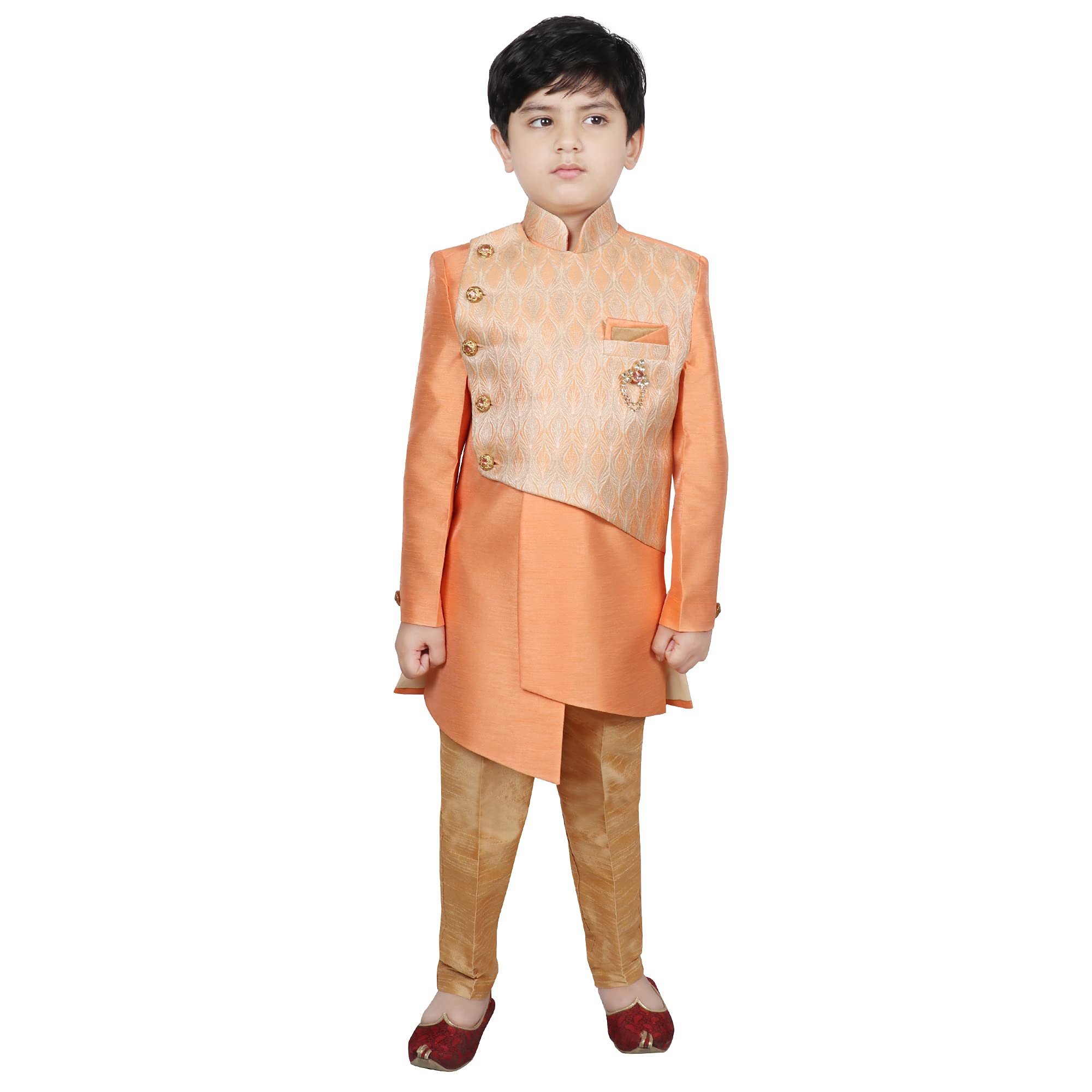 SG YUVRAJ Kids Indo Western Sherwani Set For Boys