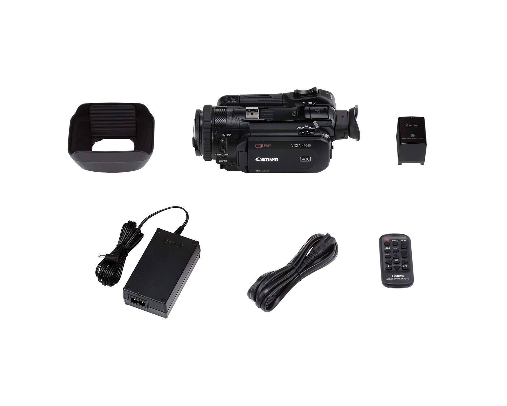 Amazon.com : Canon VIXIA HF G60 4K Camcorder, Black (Renewed