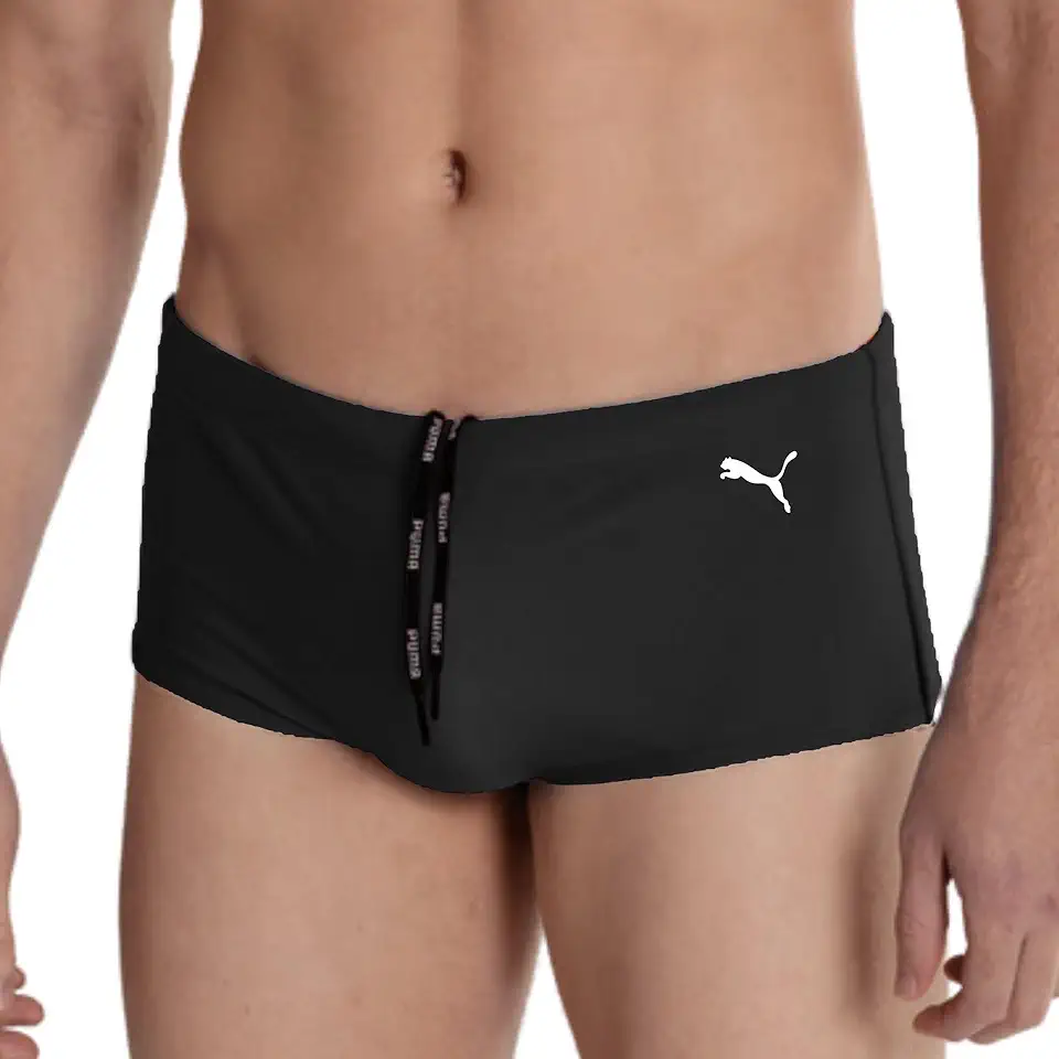 Sunga Puma Lateral Larga UV50+ Cordão Ajustável Xtra Life Piscina Praia Masculino Adulto