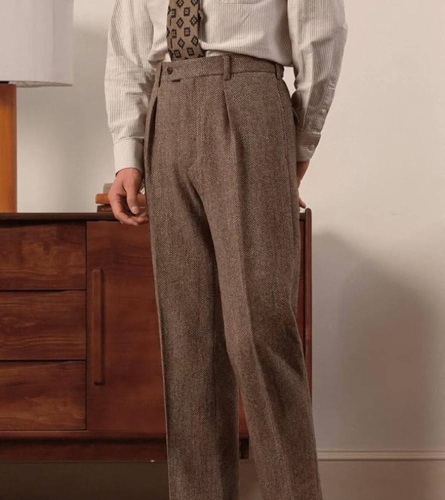 パンツ emiriawiz Classical tweed tuck pants 71rocIMs-lL._SY350_QL65_.jpg