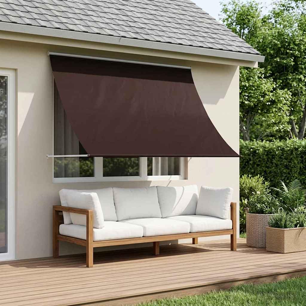 Toldo Marrón 250 x 150 cm | Altura y ángulo ajustables, poliéster 180 g/m² con revestimiento de PU, marco de acero, impermeable