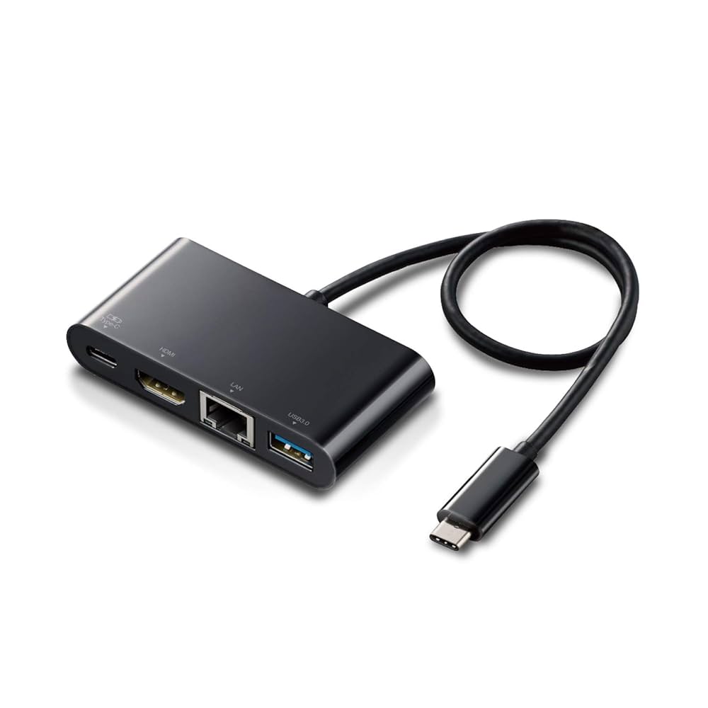 ELECOM USB 4PORT DST-C255V×3台セット USB Type-C/直挿し