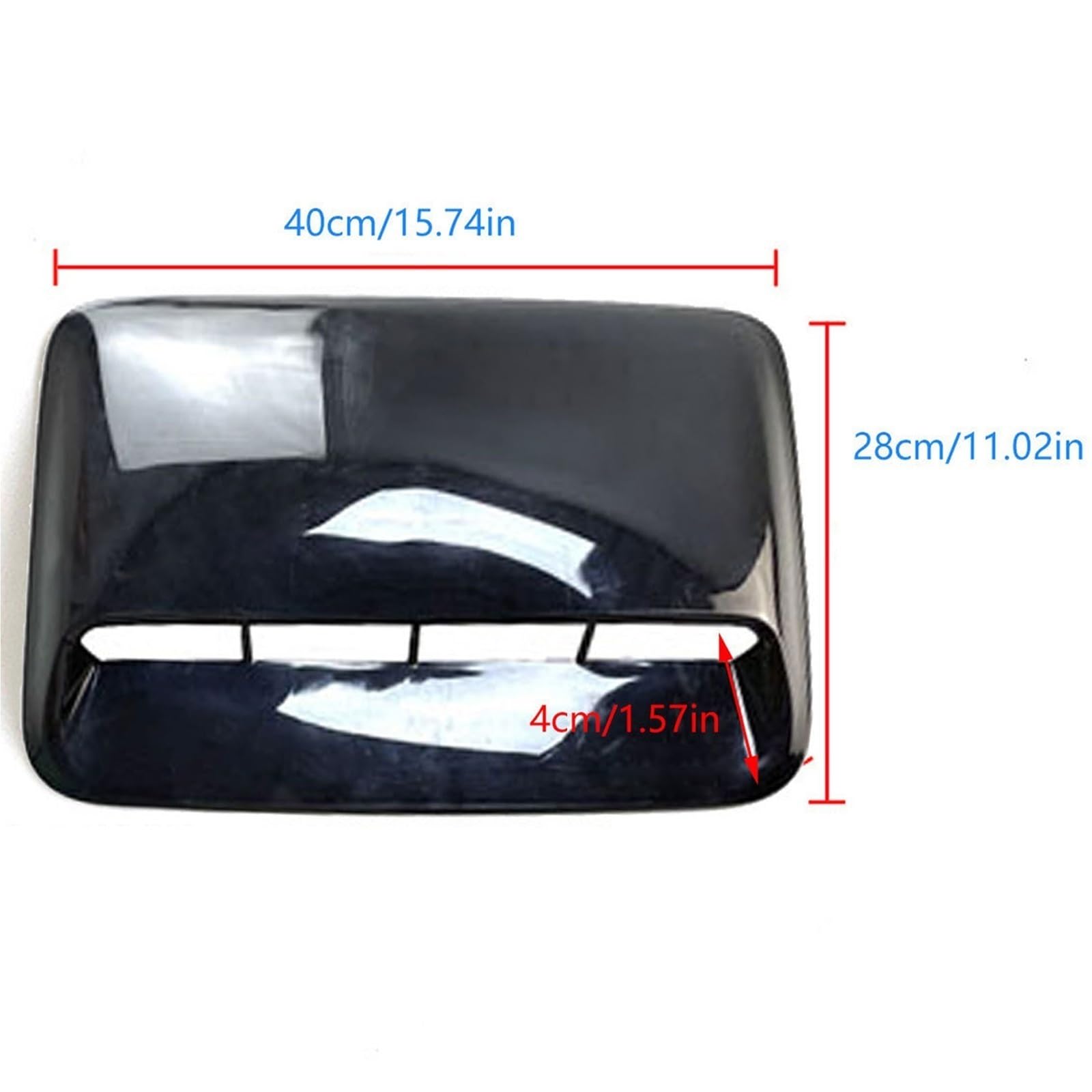 33cm Osłona wlotu powietrza na maskę boczną + 40cm dekoracyjna samochodowa(Carbon kit)