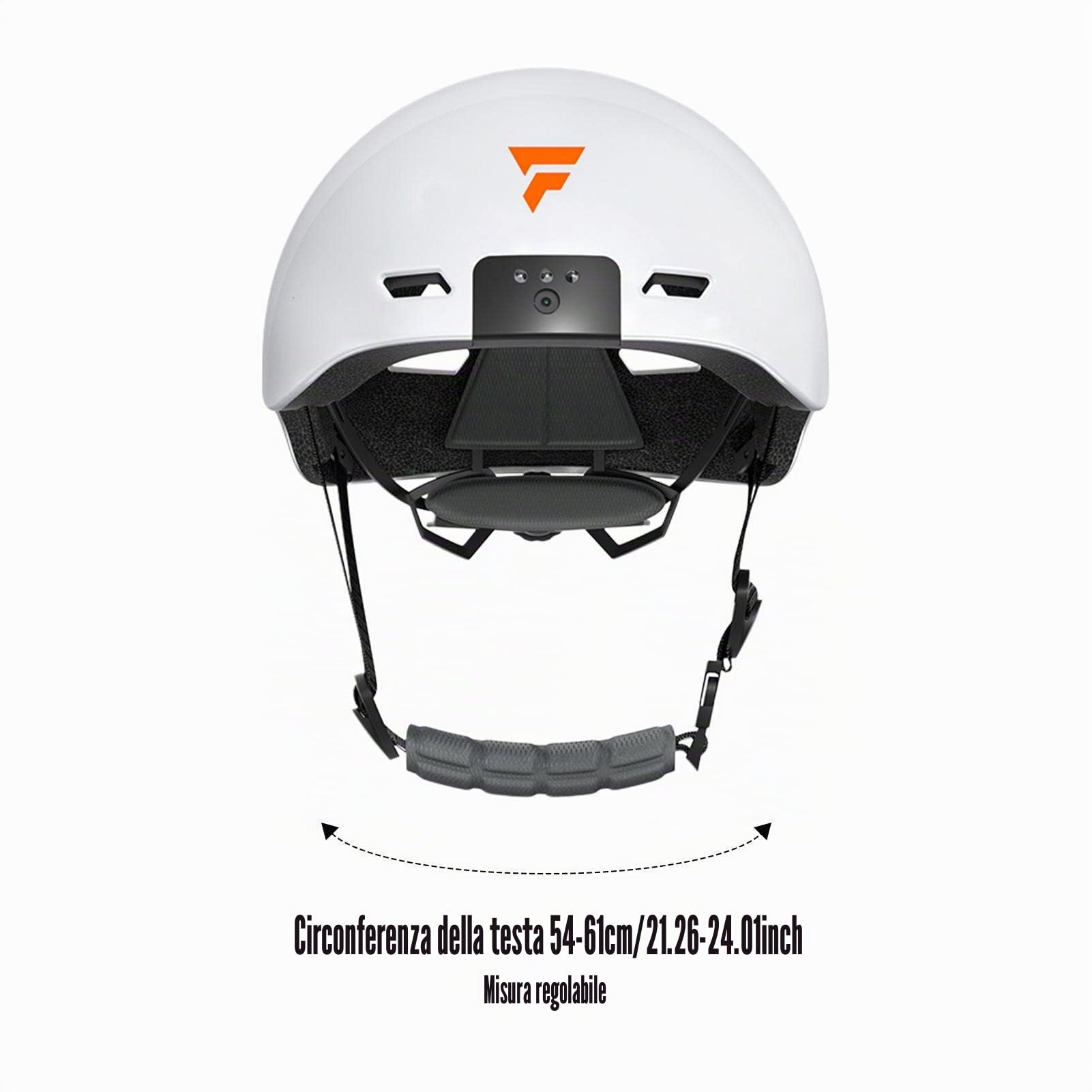 Caschi da Bici per Uomo | Caschi da Bicicletta con Telecamera Sportiva e Luce a LED,Caschi da Bici Comfort con 3 modalità di Illuminazione, caschi da Equitazione per Mountain Biker