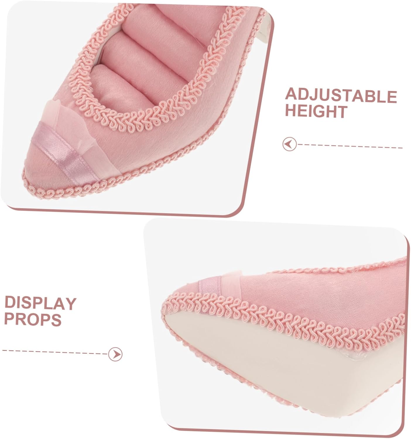 Pink High Heel Shoe Jewelry Display Stand Ring Organizer image 3