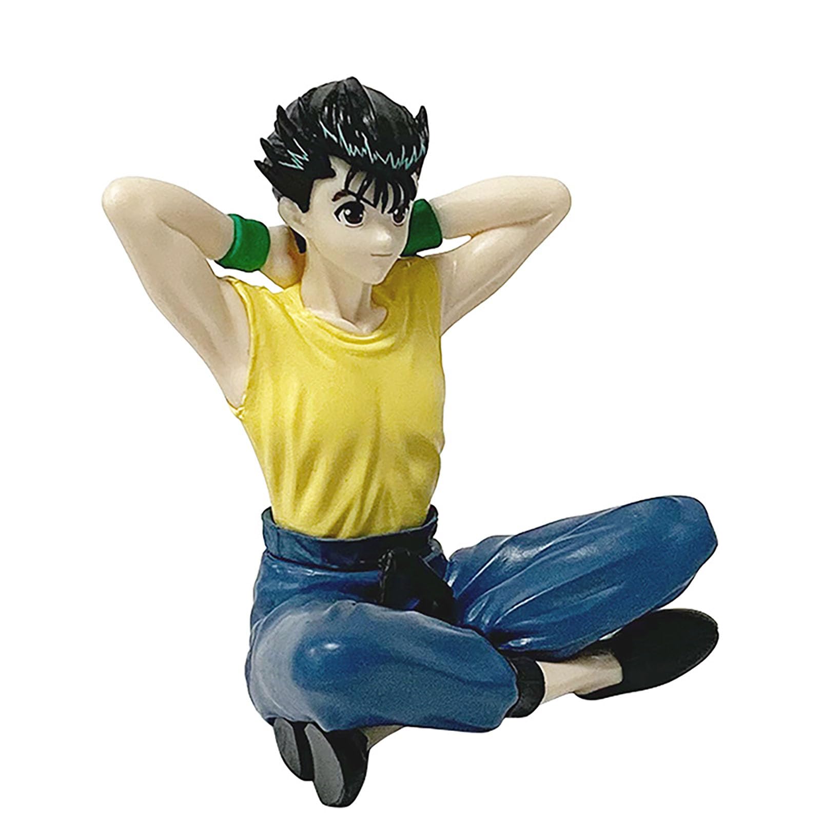 Figurine, Figura Yuusuke Urameshi Kurama Hiei Anime(As Shown in Figure 3,Product Height: 8cm/3.15 Inches)